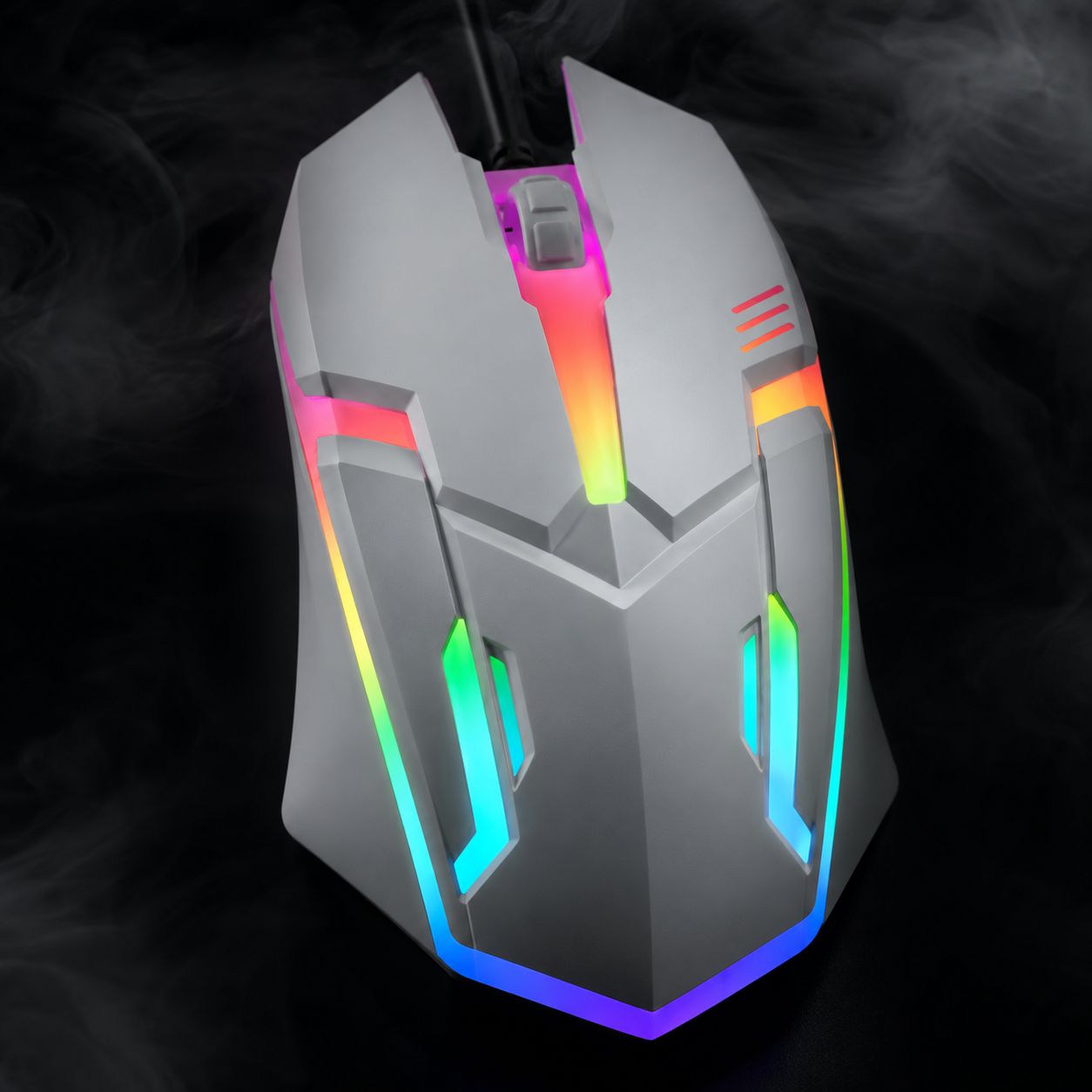 Souris gaming filaire LED – Design futuriste