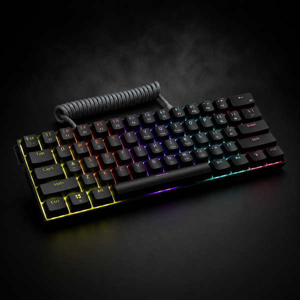 Clavier mécanique compact NK61 RGB – 61 touches