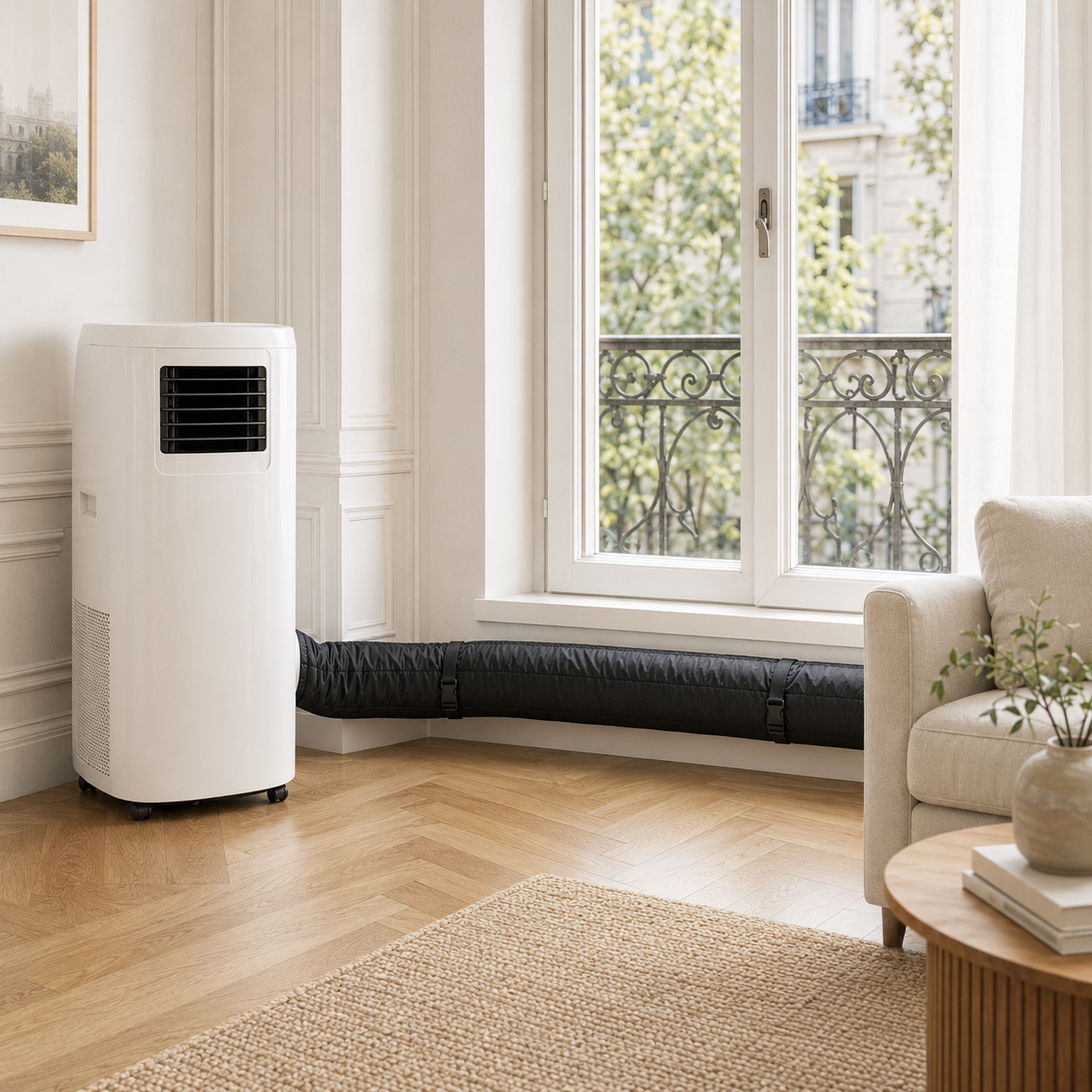 Housse isolante pour tuyau de clim mobile – 150 × 53 cm