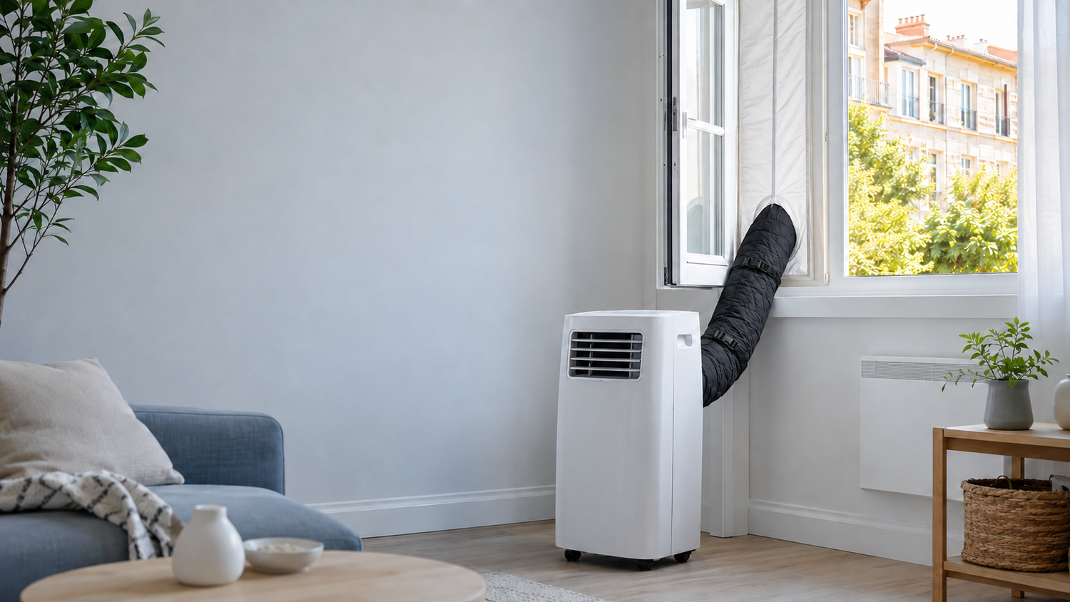 Housse isolante pour tuyau de clim mobile – 150 × 53 cm