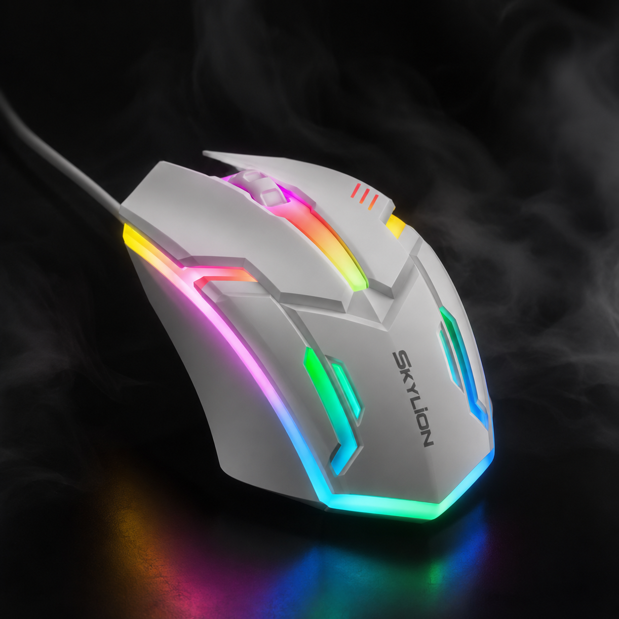 Souris gaming filaire LED – Design futuriste