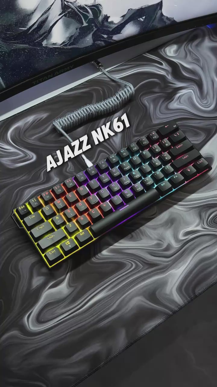 Clavier mécanique compact NK61 RGB – 61 touches